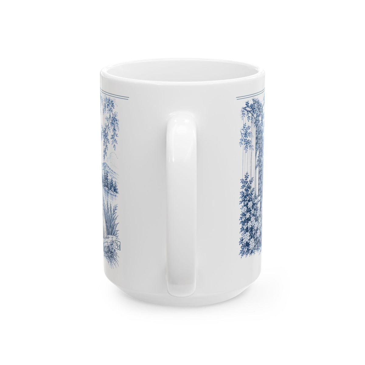 Golden Retriever Toile - Ceramic Mug