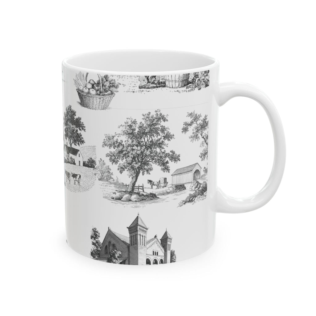 Lancaster Toile - Ceramic Mug