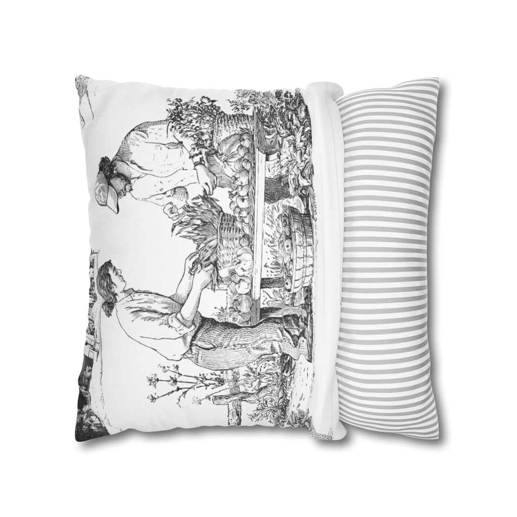 Lancaster Toile (Jumbo) - Square Pillowcase
