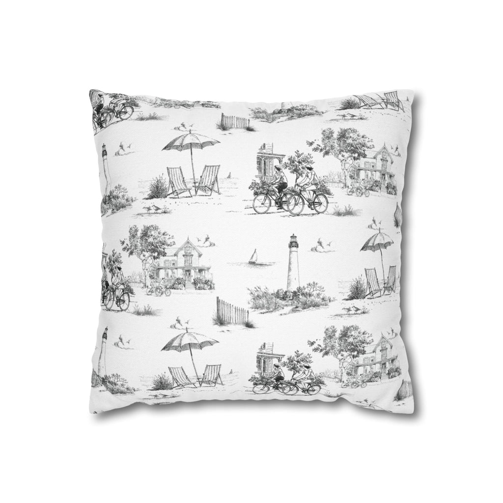 Cape May Toile - Square Pillowcase