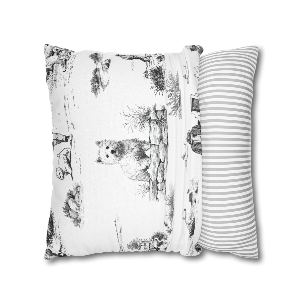West Highland Terrier Toile - Square Pillowcase