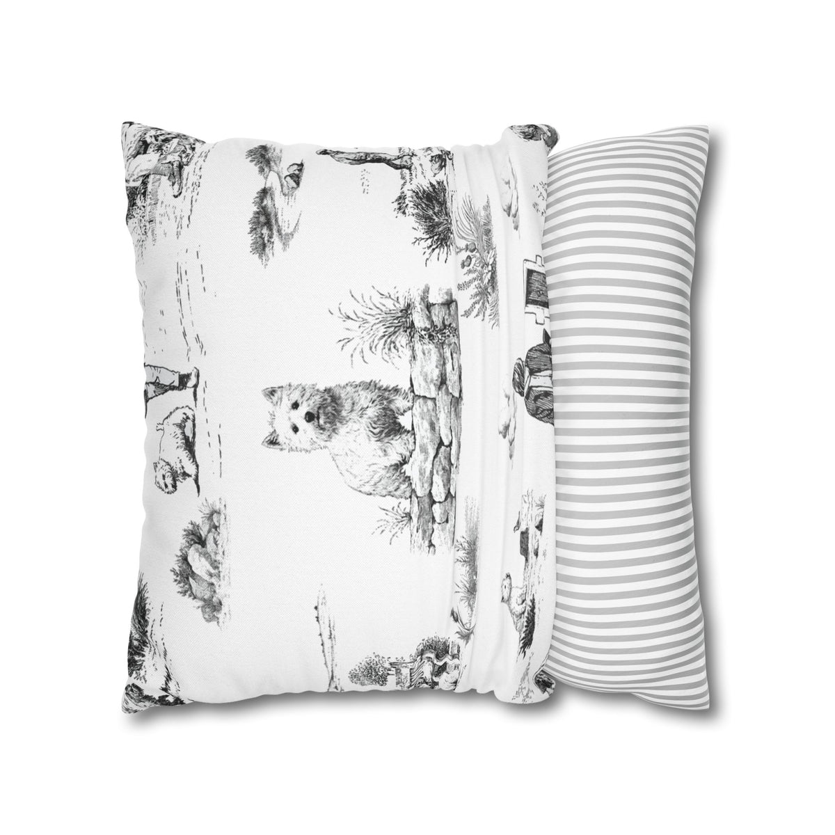 West Highland Terrier Toile - Square Pillowcase