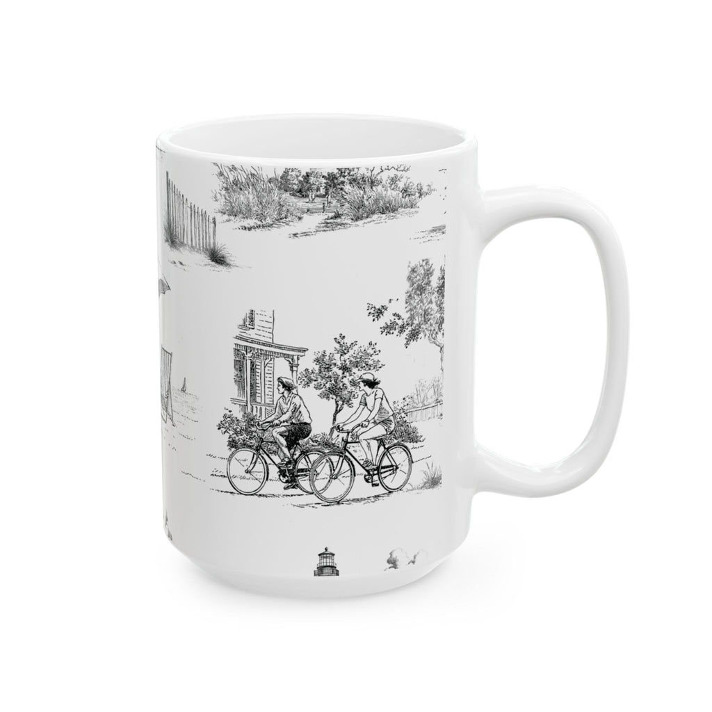 Cape May Toile - Ceramic Mug