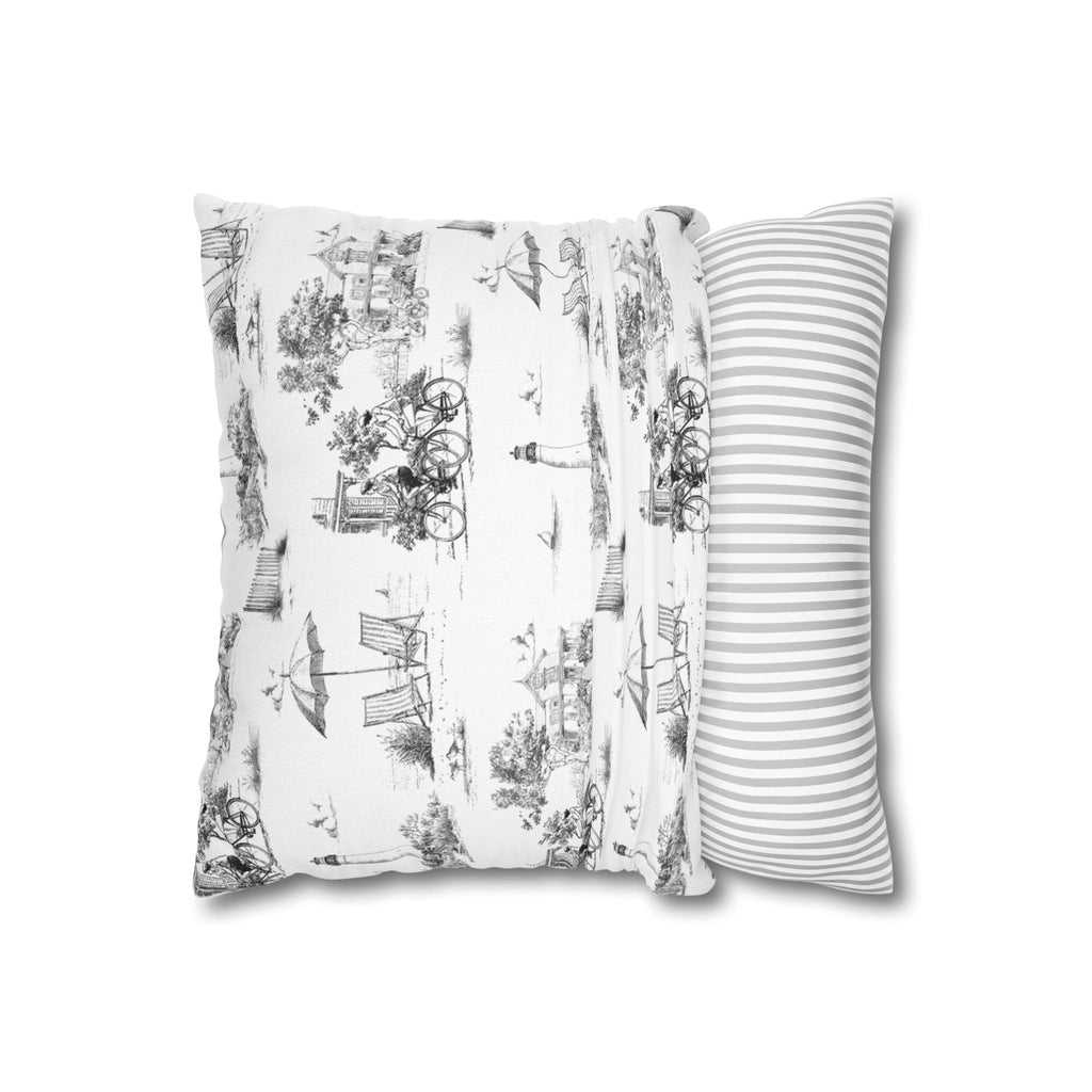 Cape May Toile - Square Pillowcase