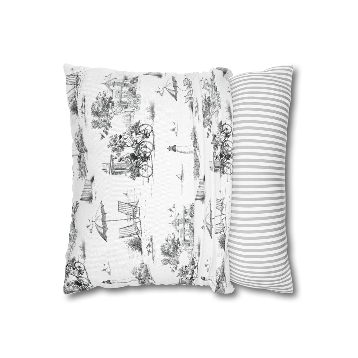 Cape May Toile - Square Pillowcase