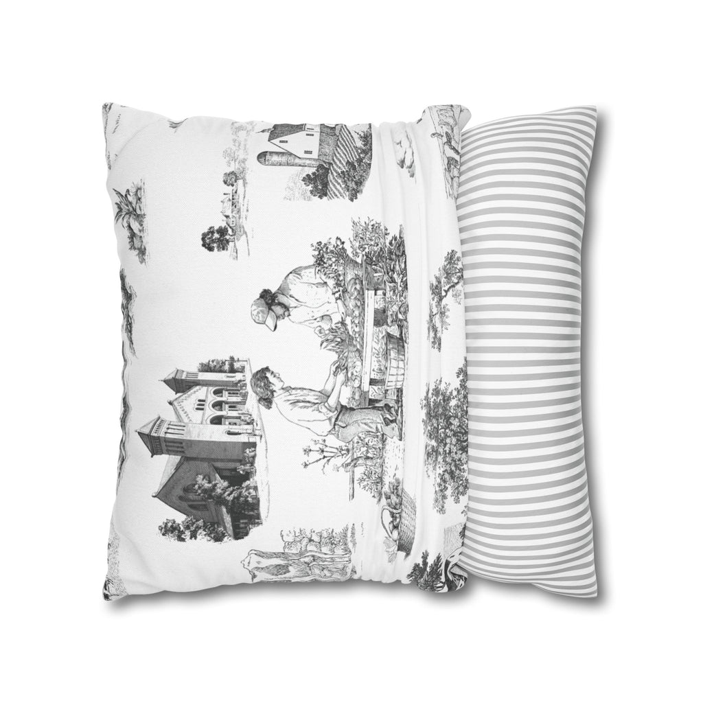 Lancaster Toile (Jumbo) - Square Pillowcase