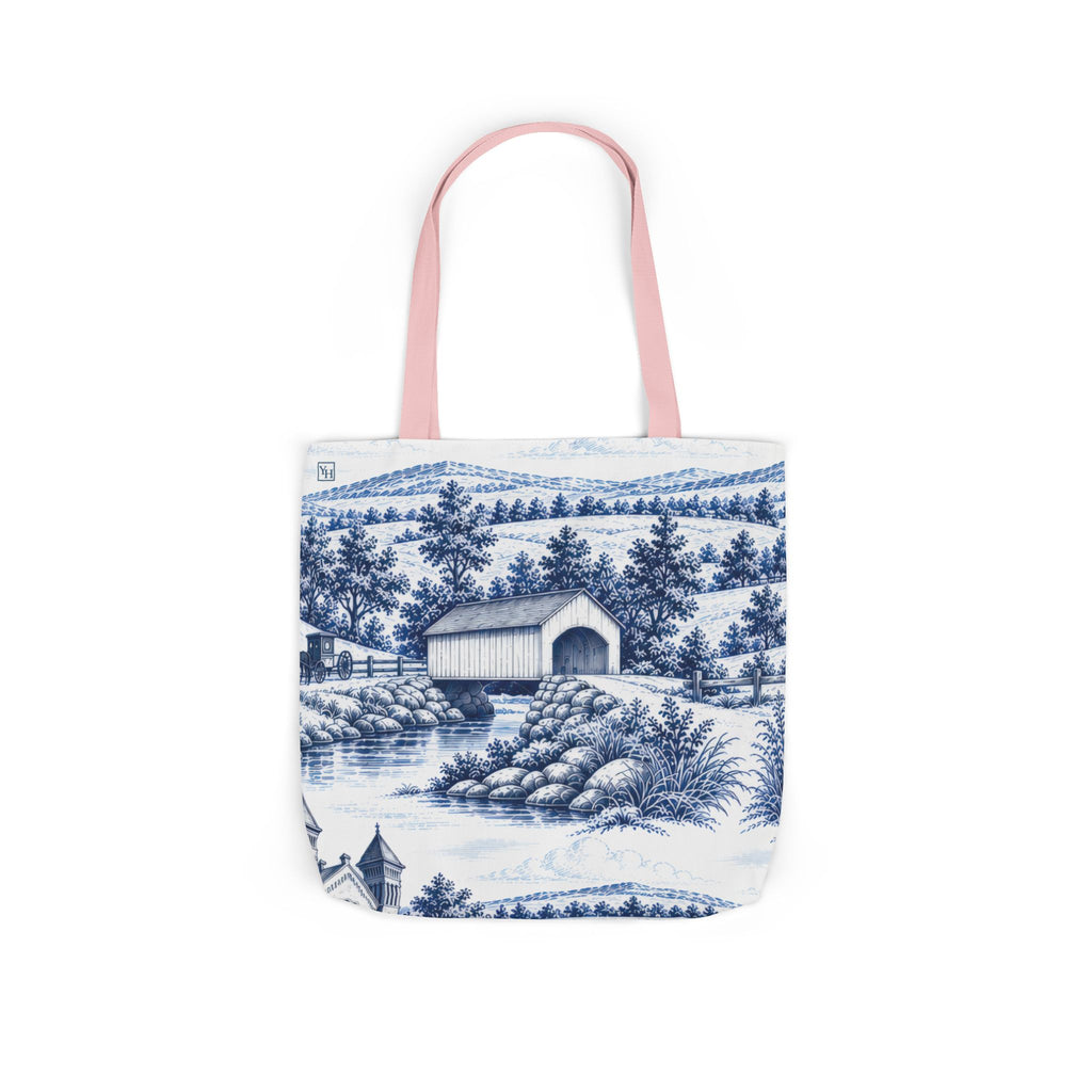 Lancaster, PA Toile - Canvas Tote Bag