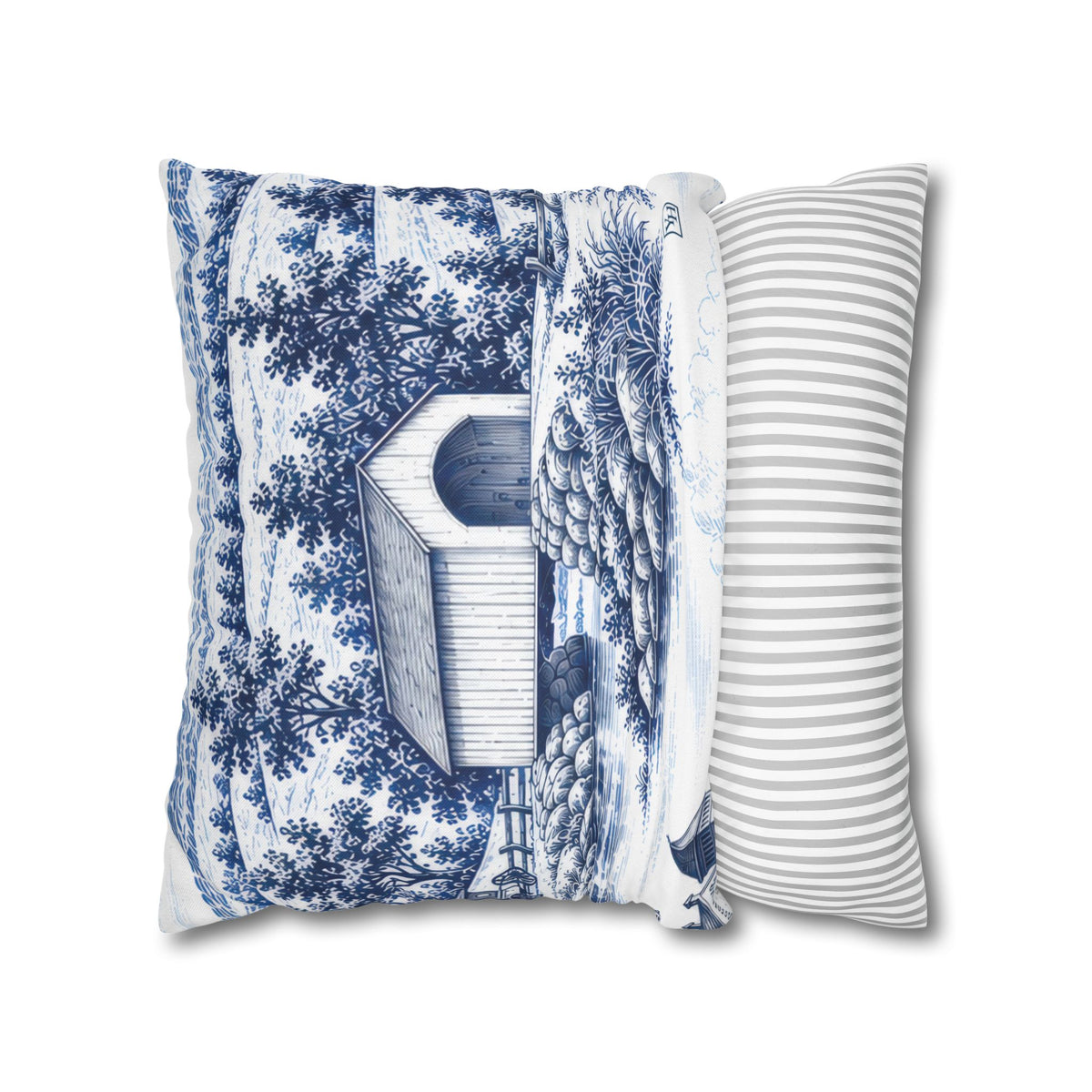 Lancaster Toile (Jumbo) - Square Pillowcase