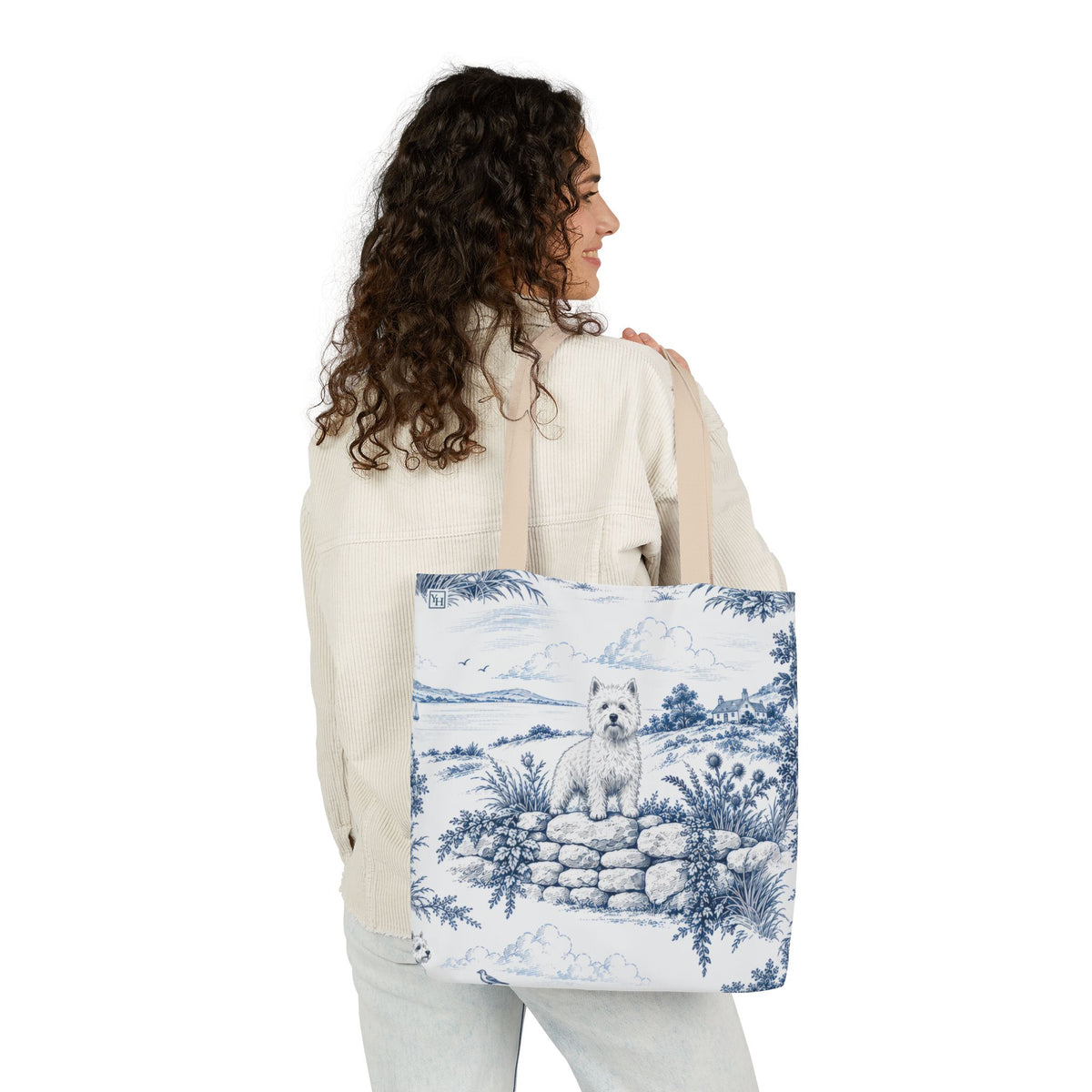 West Highland Terrier Toile - Canvas Tote Bag