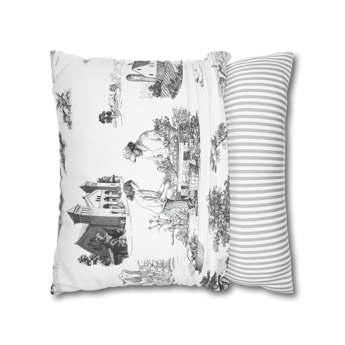 Lancaster Toile - Square Pillowcase