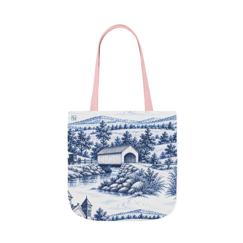 Lancaster, PA Toile - Canvas Tote Bag