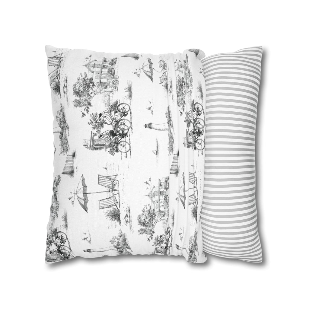 Cape May Toile - Square Pillowcase