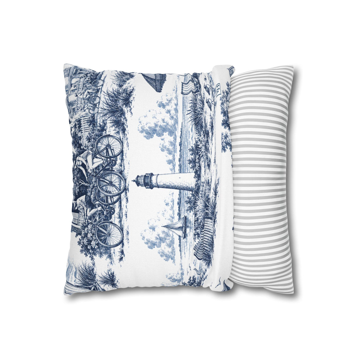 Cape May Toile - Square Pillowcase