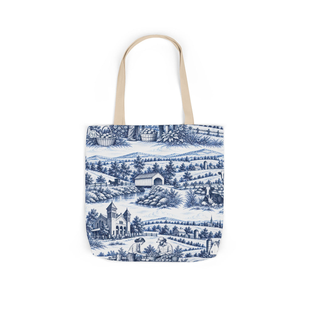 Lancaster, PA Toile - Canvas Tote Bag