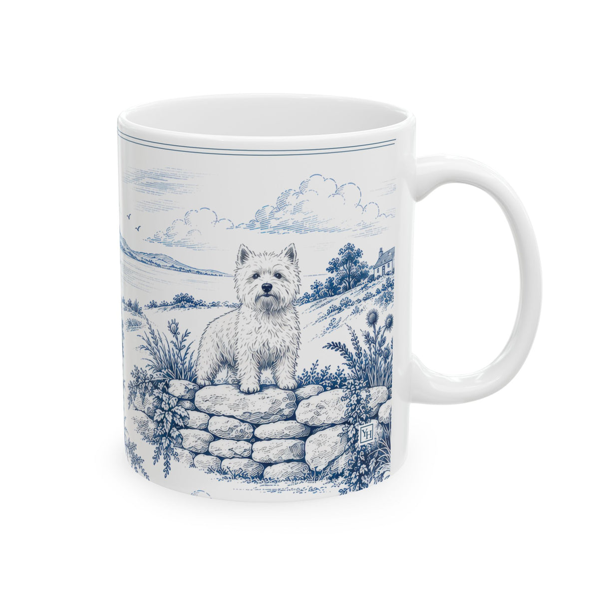 West Highland Terrier Toile - Ceramic Mug