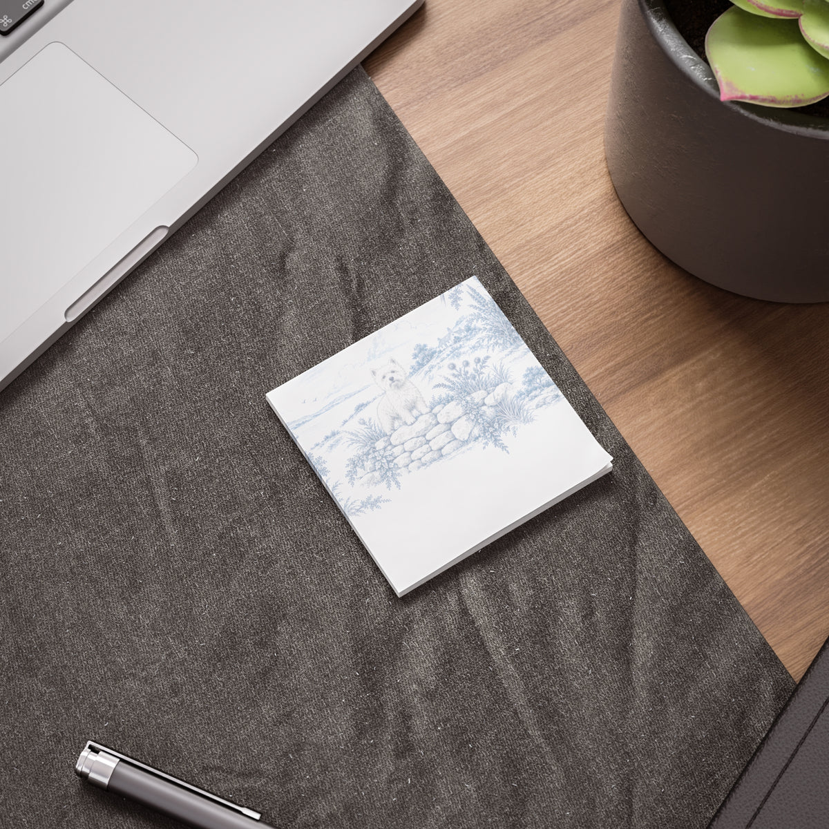 West Highland Terrier Toile - Post-it® Note Pad