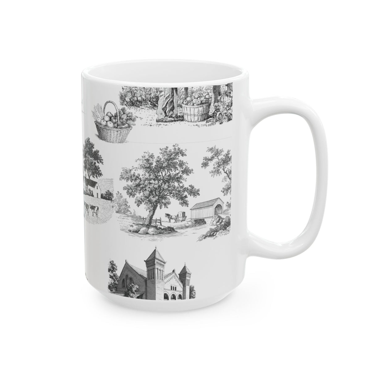 Lancaster Toile - Ceramic Mug