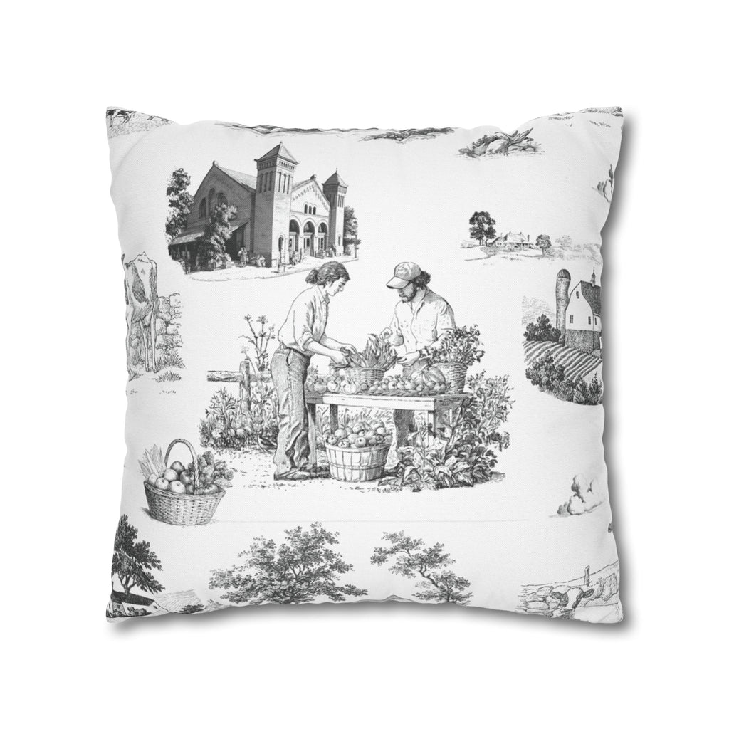 Lancaster Toile - Square Pillowcase