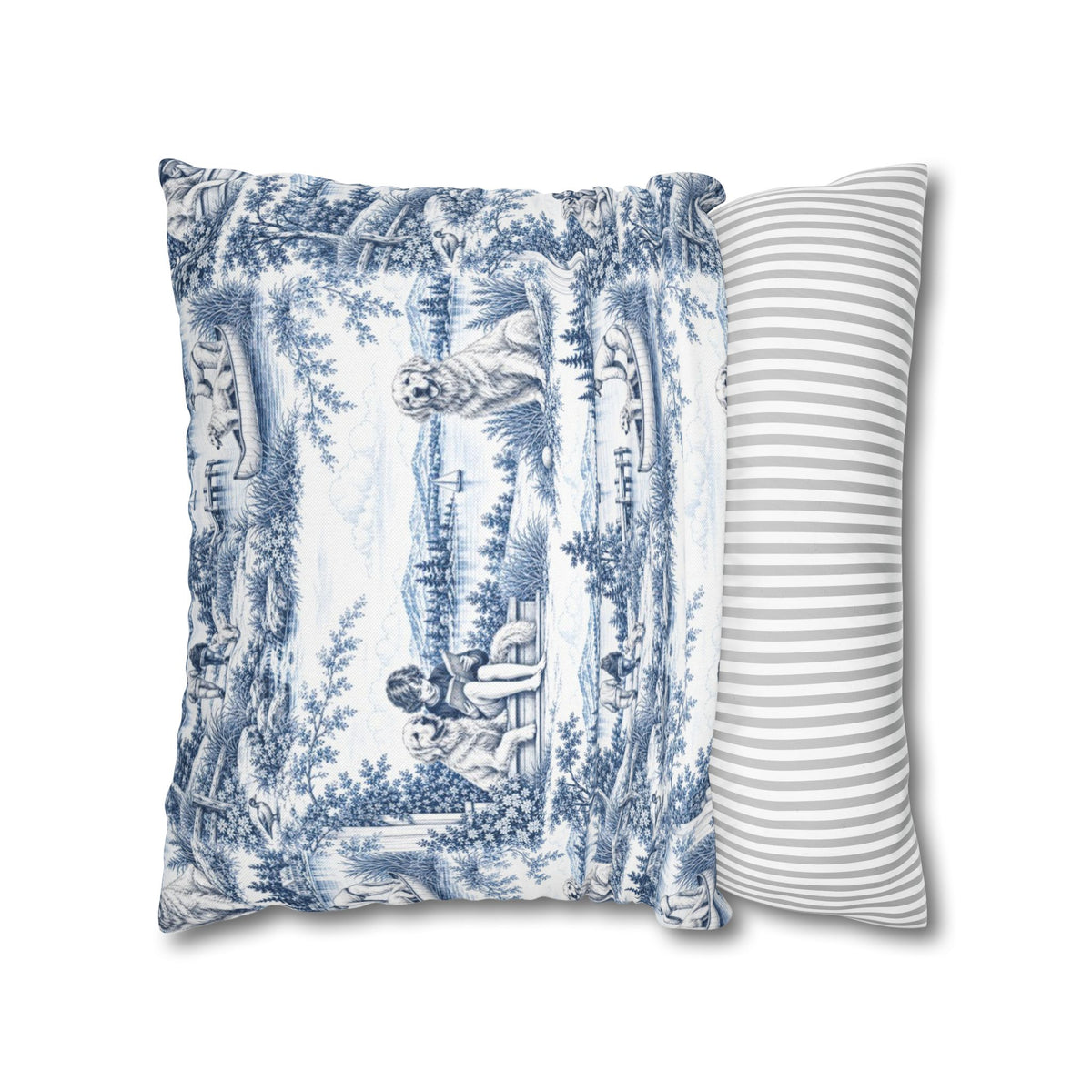 Golden Retriever Toile - Square Pillowcase