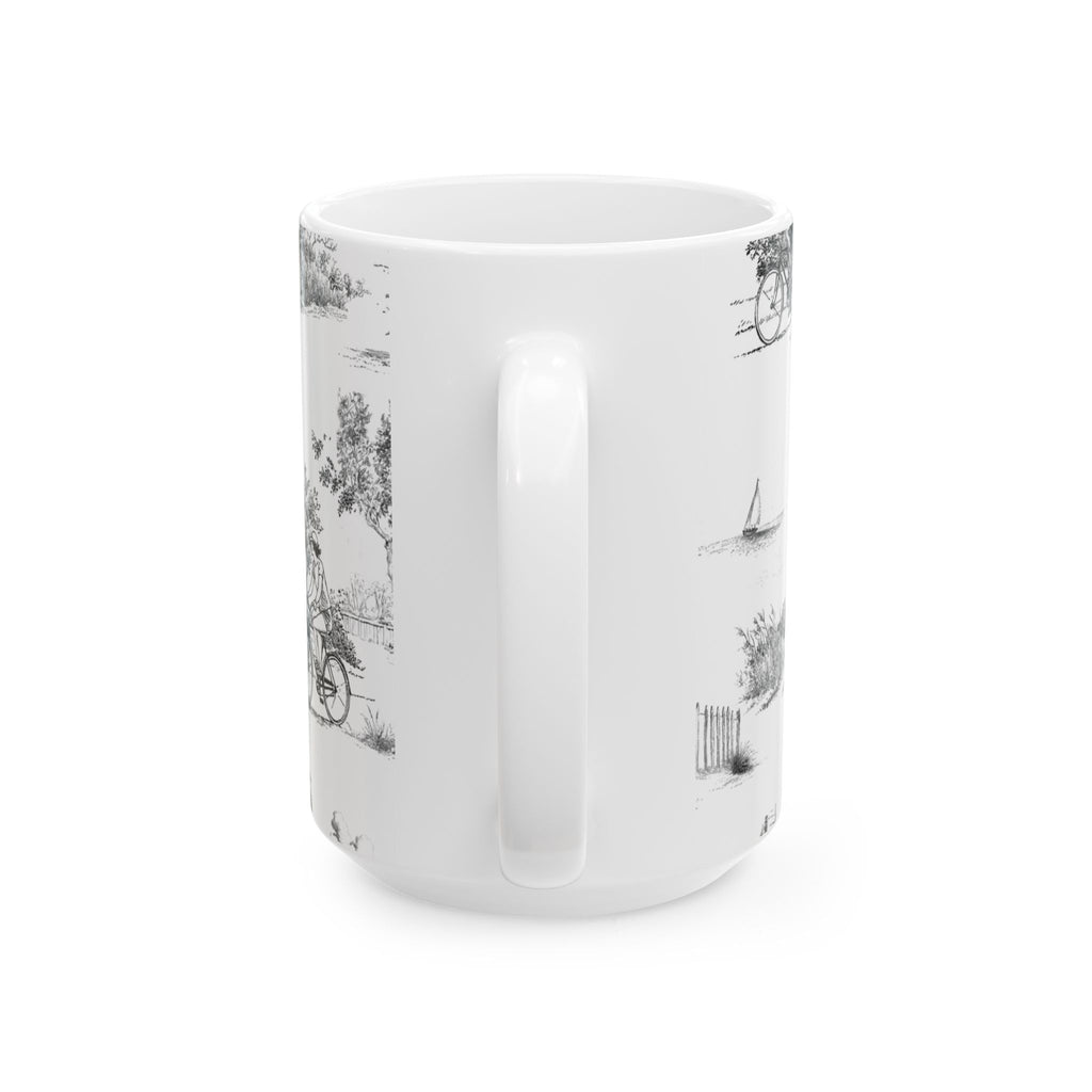 Cape May Toile - Ceramic Mug