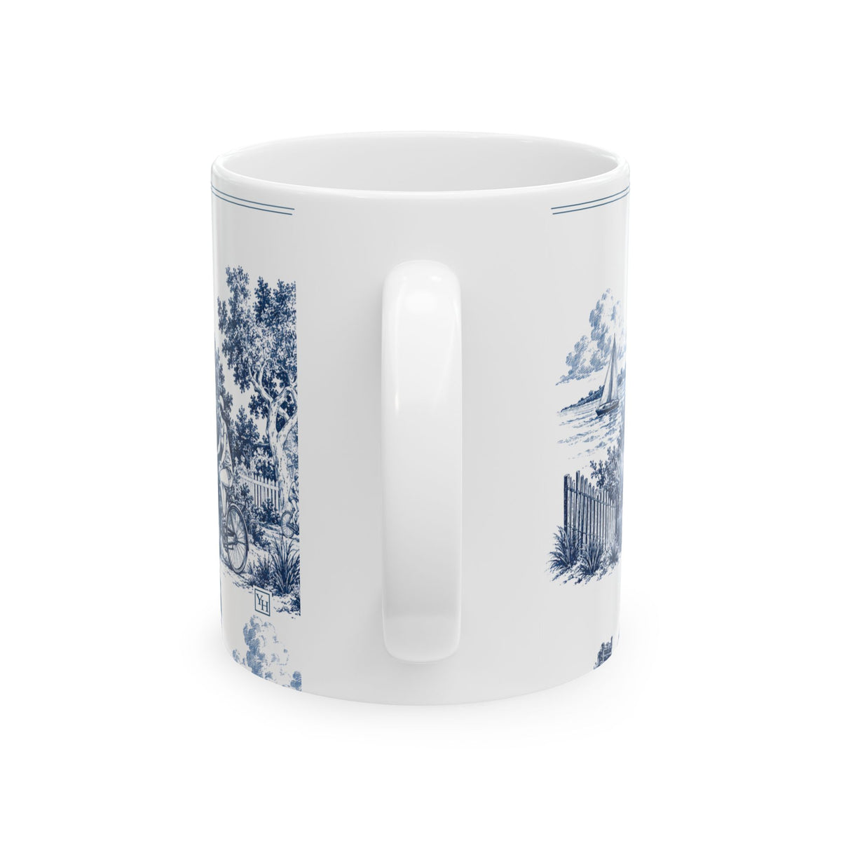 Cape May Toile - Ceramic Mug