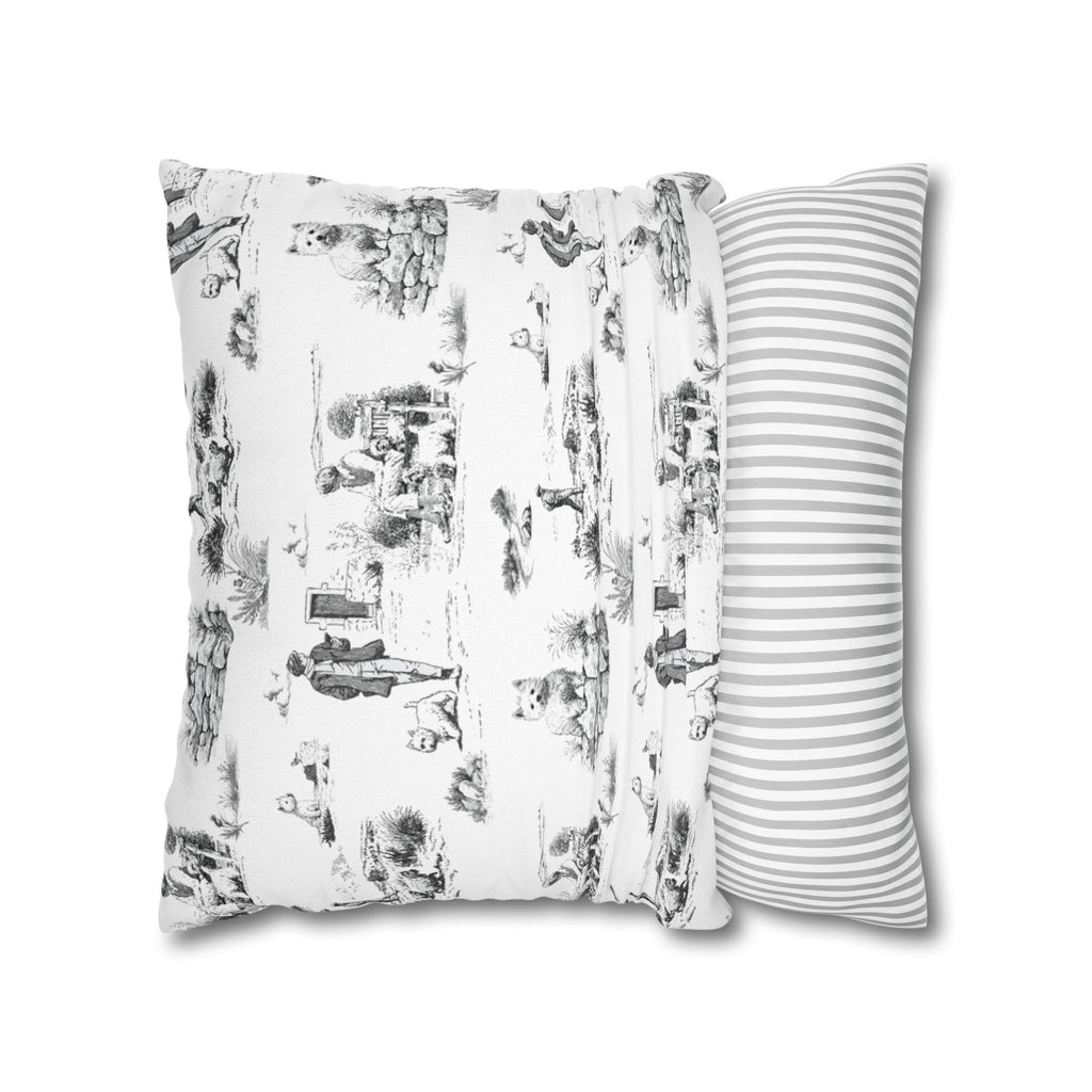 West Highland Terrier Toile - Square Pillowcase