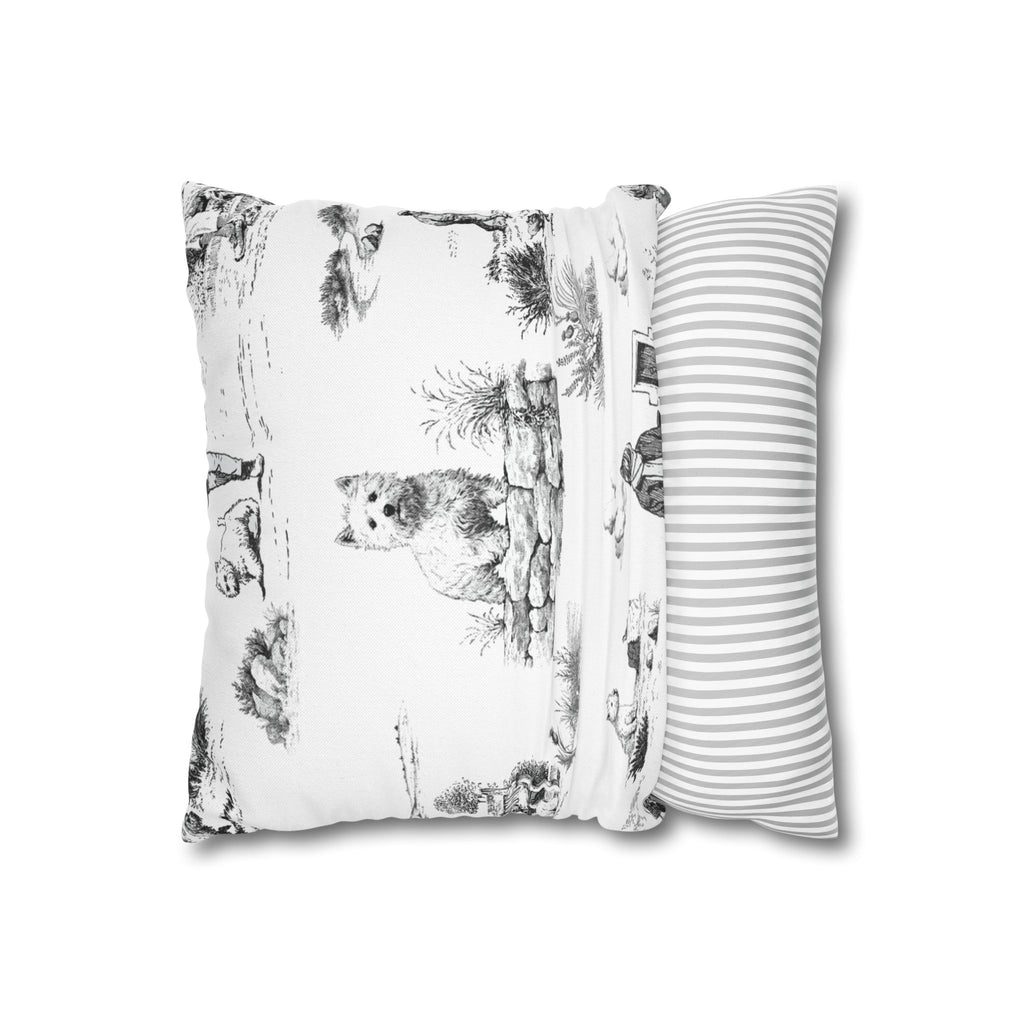 West Highland Terrier Toile - Square Pillowcase