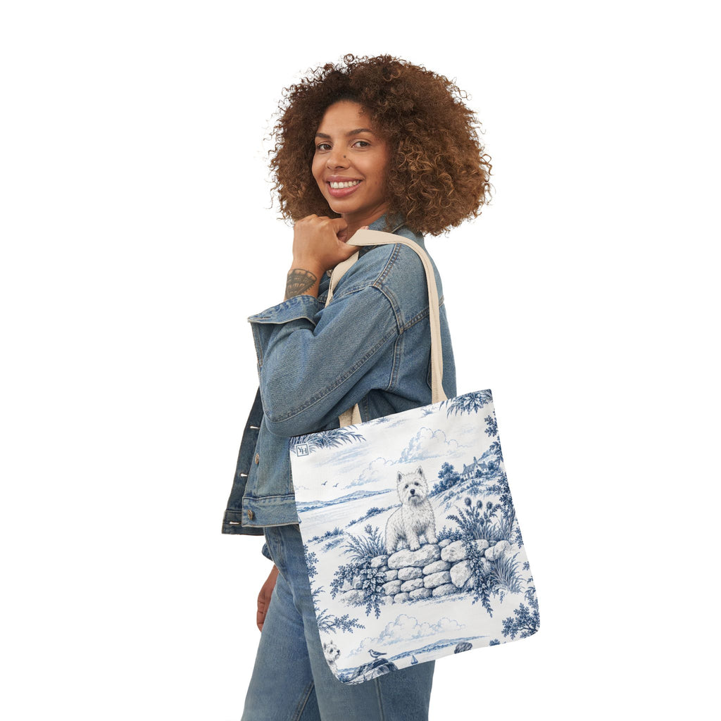 West Highland Terrier Toile - Canvas Tote Bag