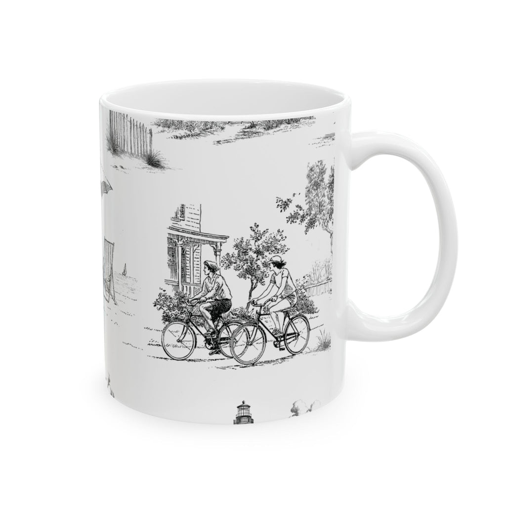 Cape May Toile - Ceramic Mug