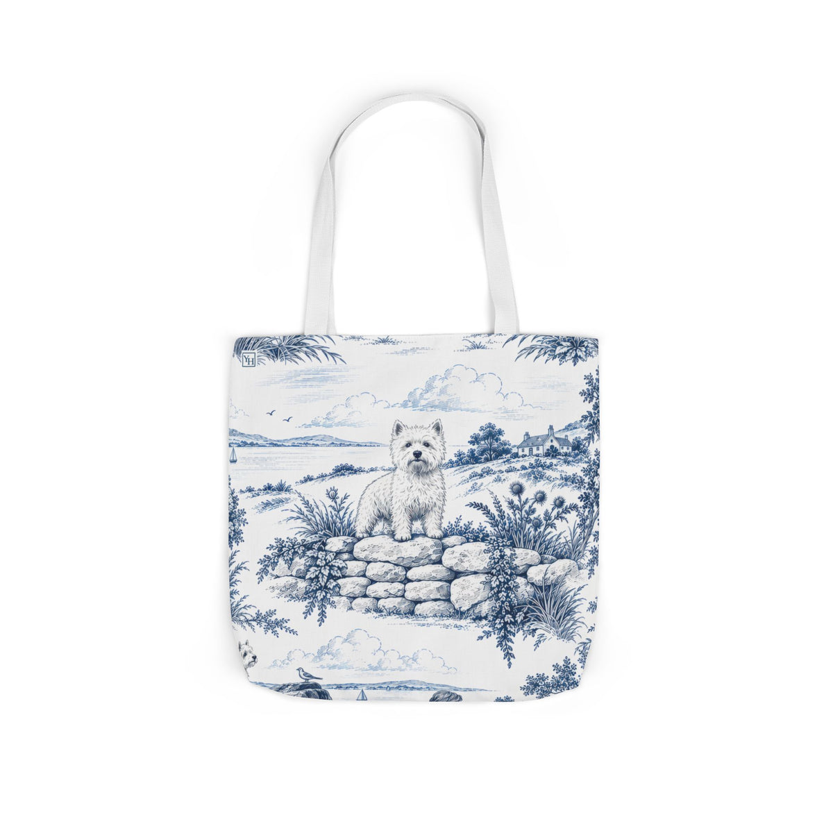 West Highland Terrier Toile - Canvas Tote Bag