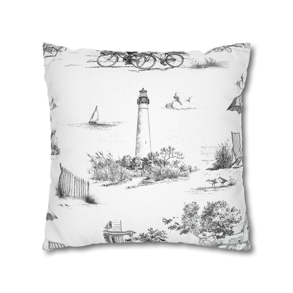 Cape May Toile - Square Pillowcase