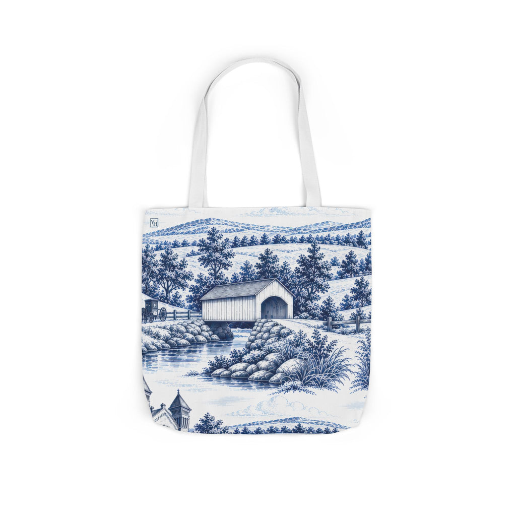 Lancaster, PA Toile - Canvas Tote Bag