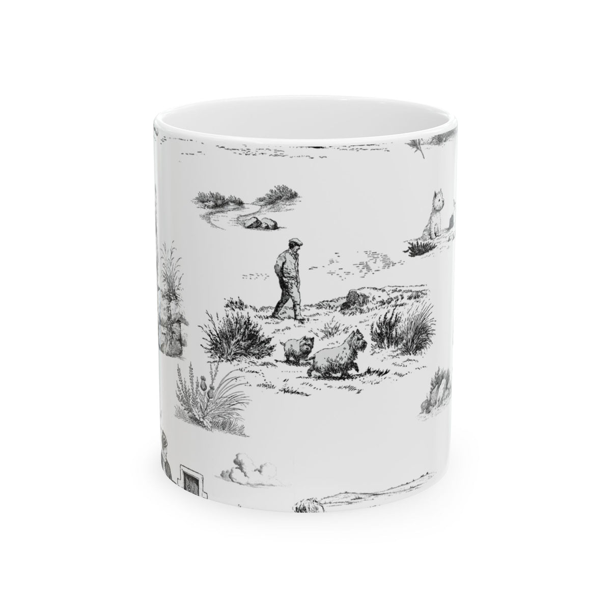 West Highland Terrier Toile - Ceramic Mug