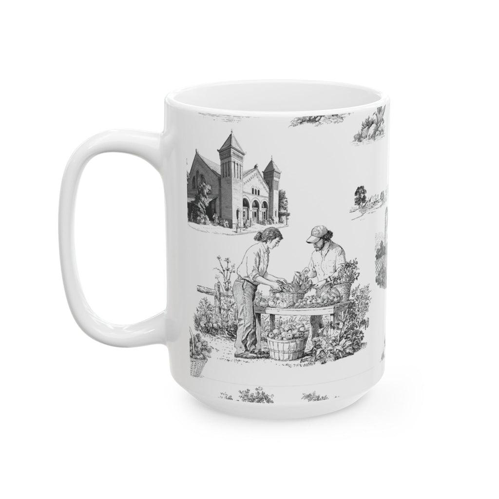 Lancaster Toile - Ceramic Mug