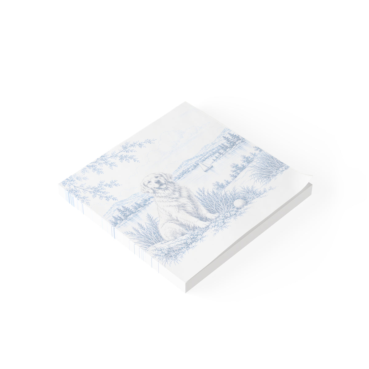 Golden Retriever Toile - Post-it® Note Pad
