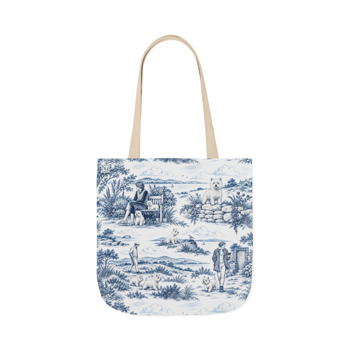 West Highland Terrier Toile - Canvas Tote Bag