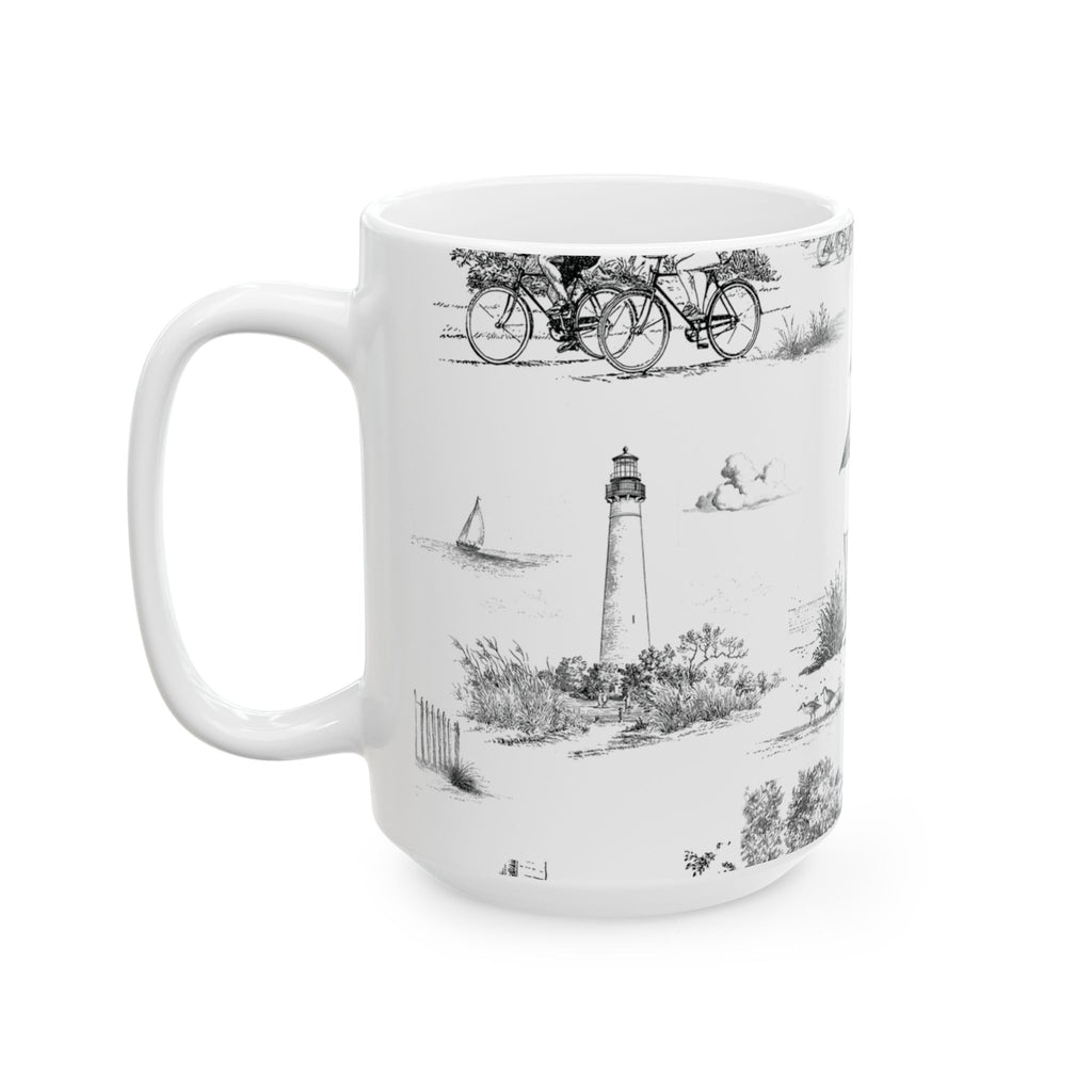 Cape May Toile - Ceramic Mug