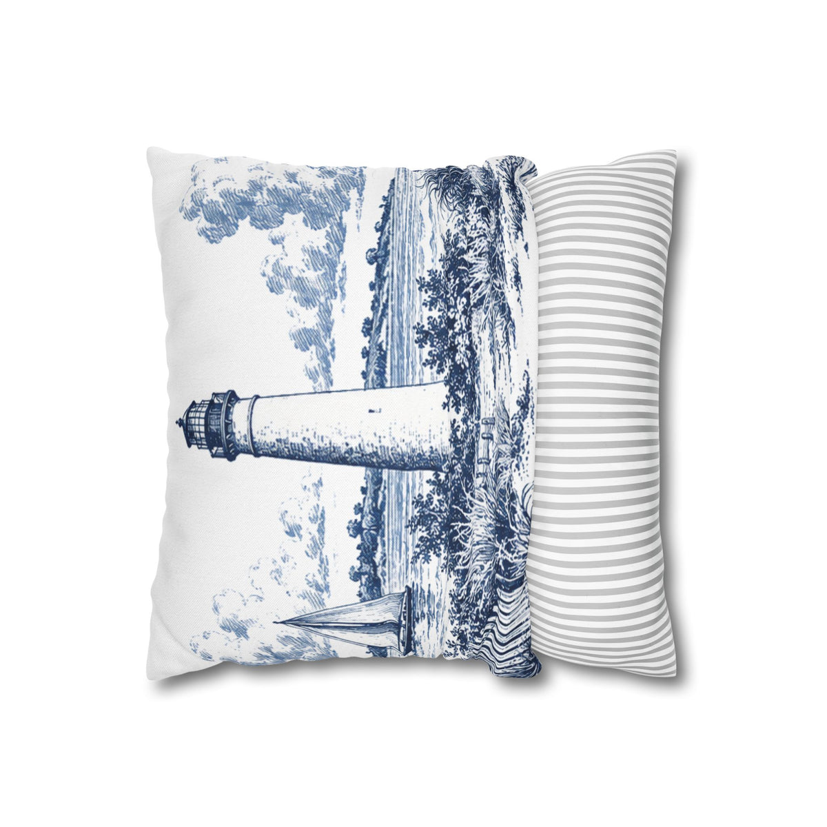 Cape May Toile (Jumbo) - Square Pillowcase