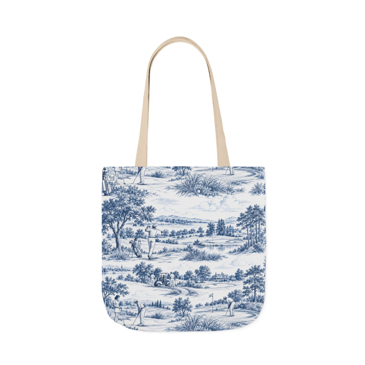 Golf Toile - Canvas Tote Bag