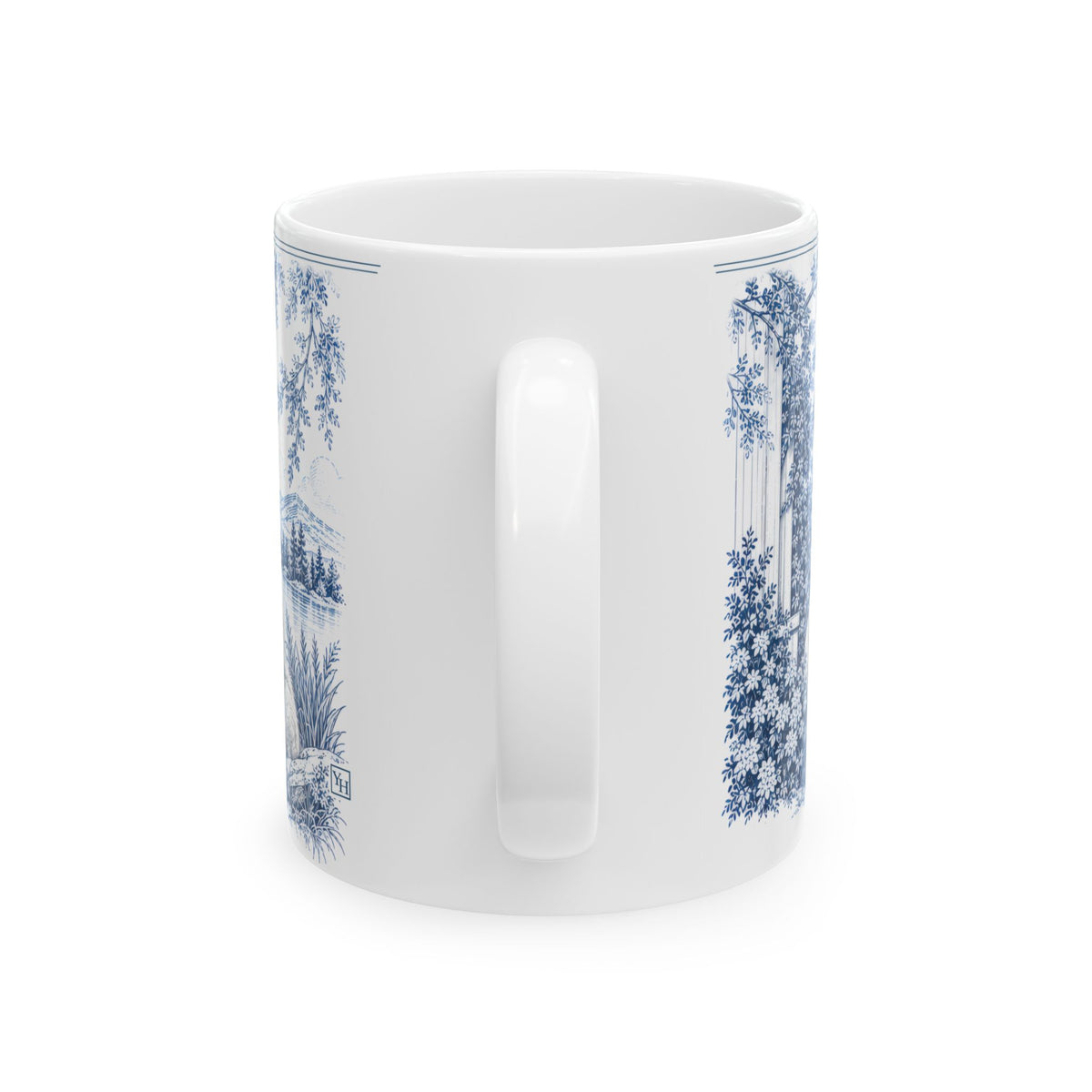 Golden Retriever Toile - Ceramic Mug