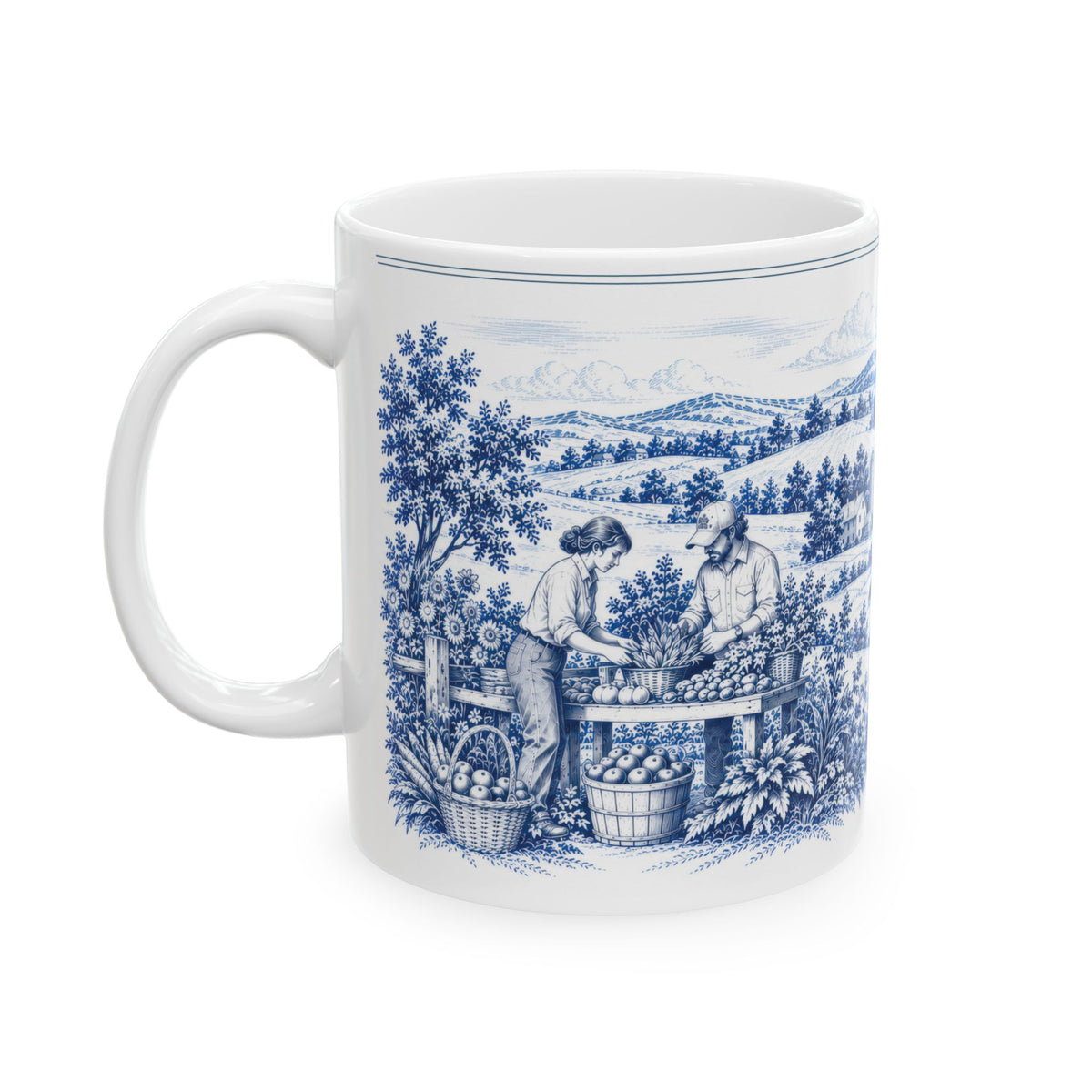 Lancaster Toile - Ceramic Mug