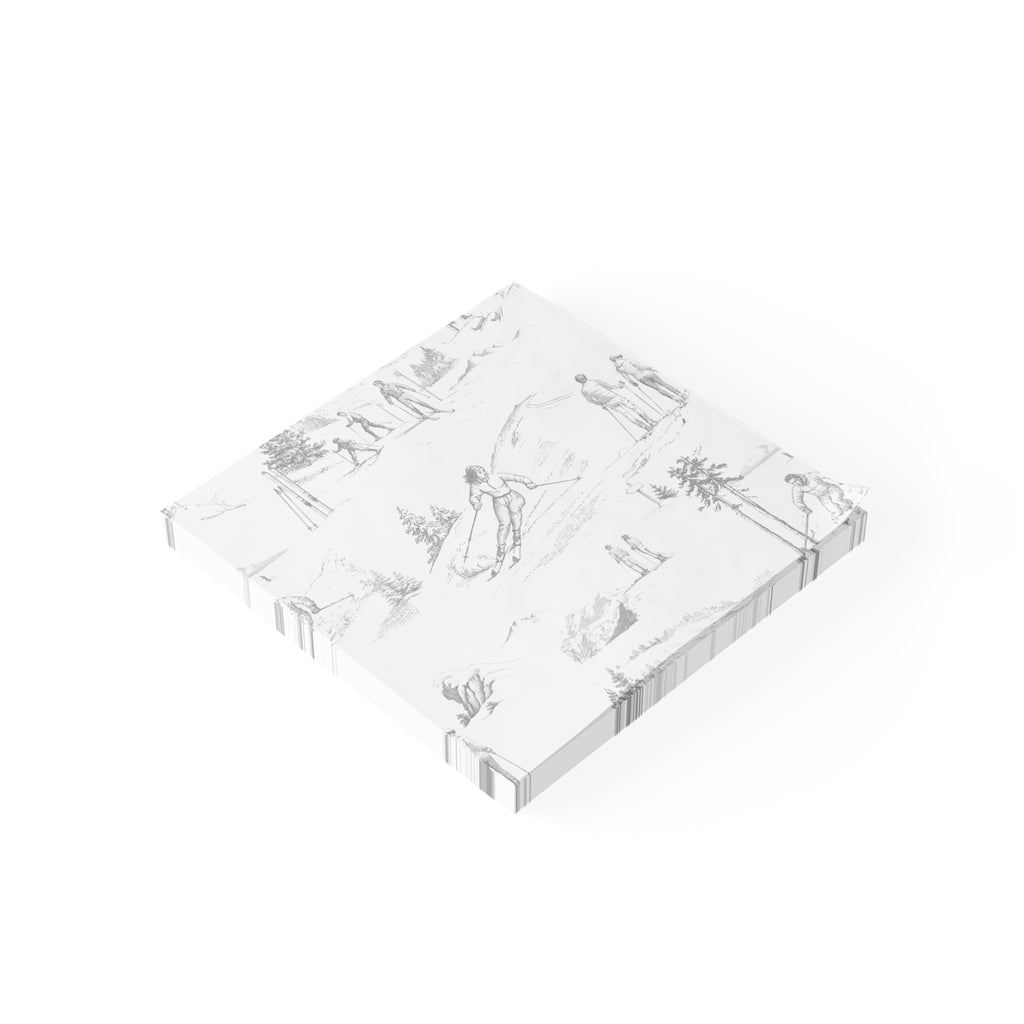 Skiing Toile - Post-it® Note Pad