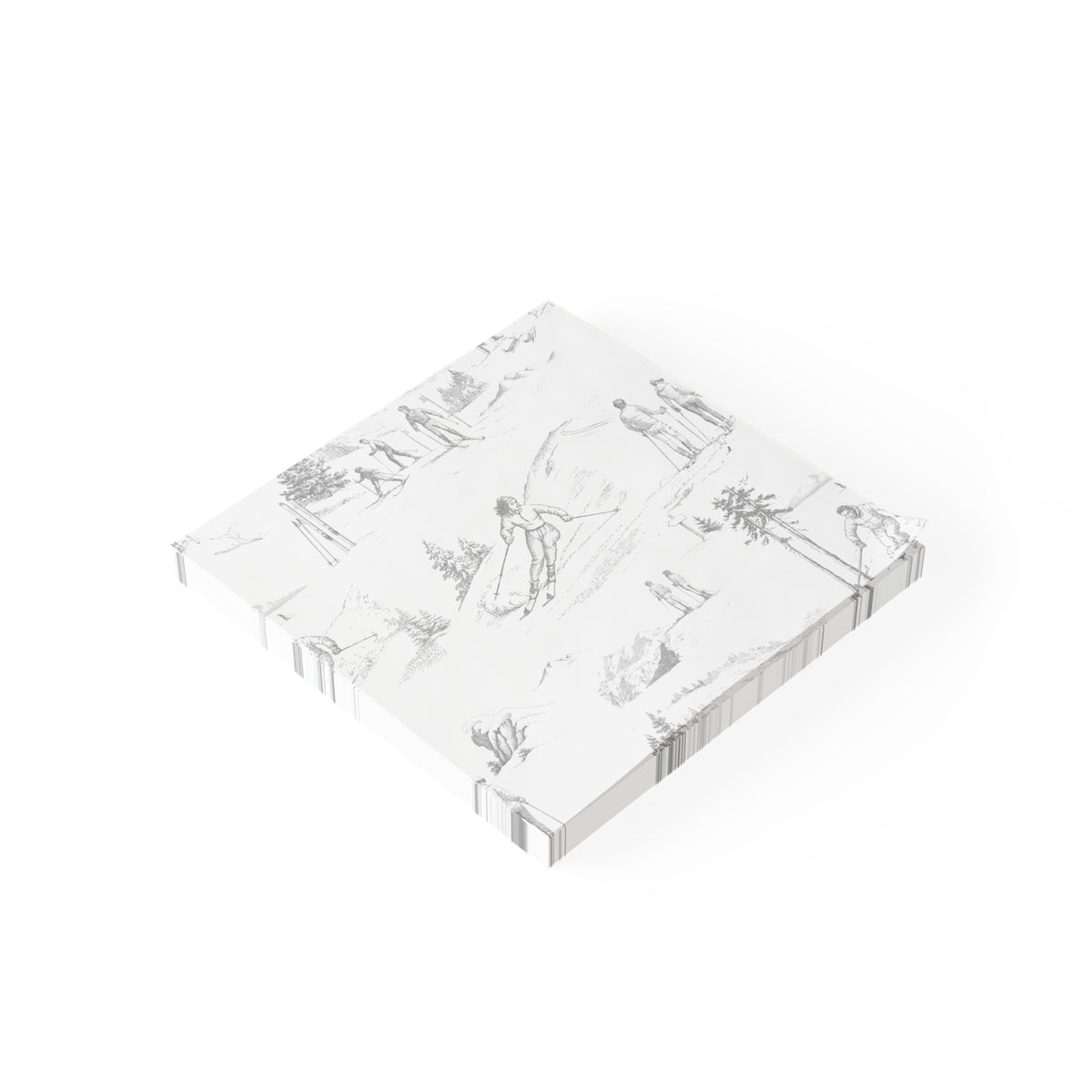 Skiing Toile - Post-it® Note Pad
