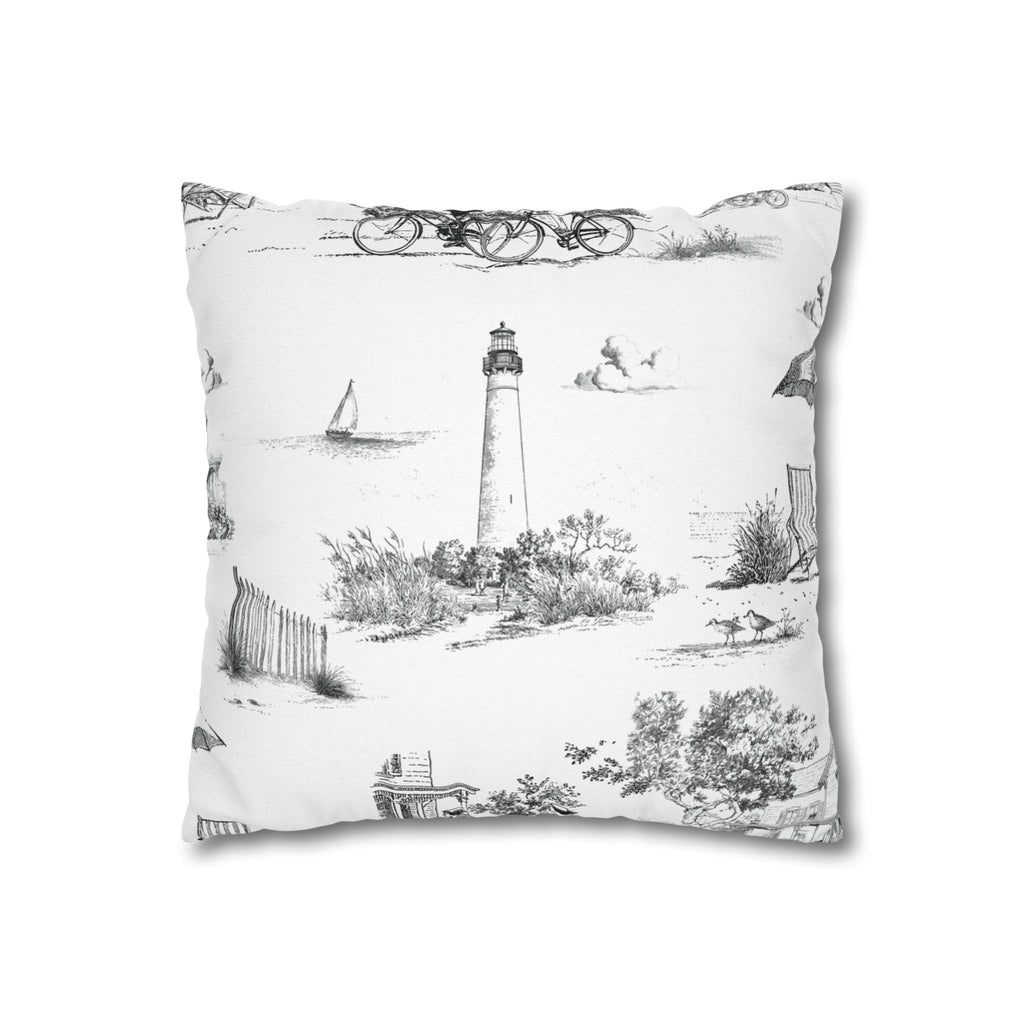 Cape May Toile - Square Pillowcase