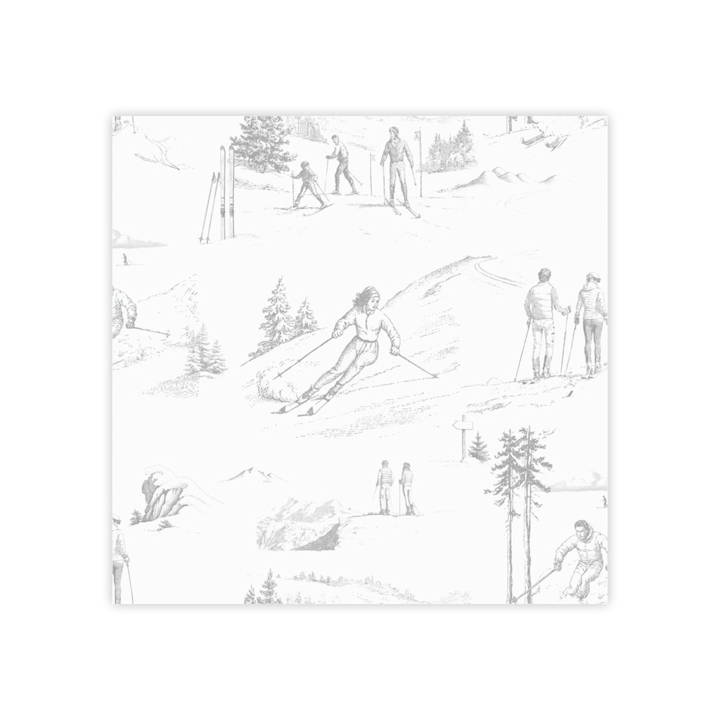 Skiing Toile - Post-it® Note Pad