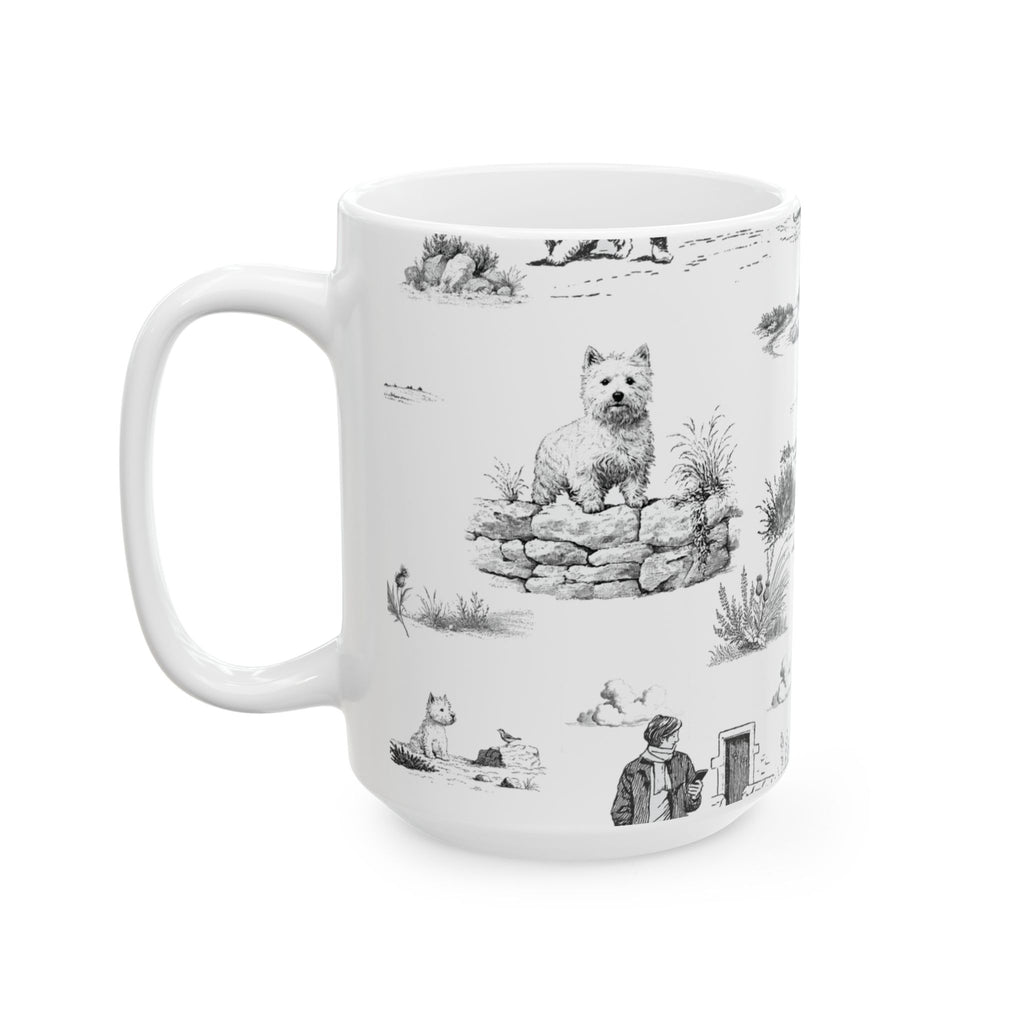 West Highland Terrier Toile - Ceramic Mug