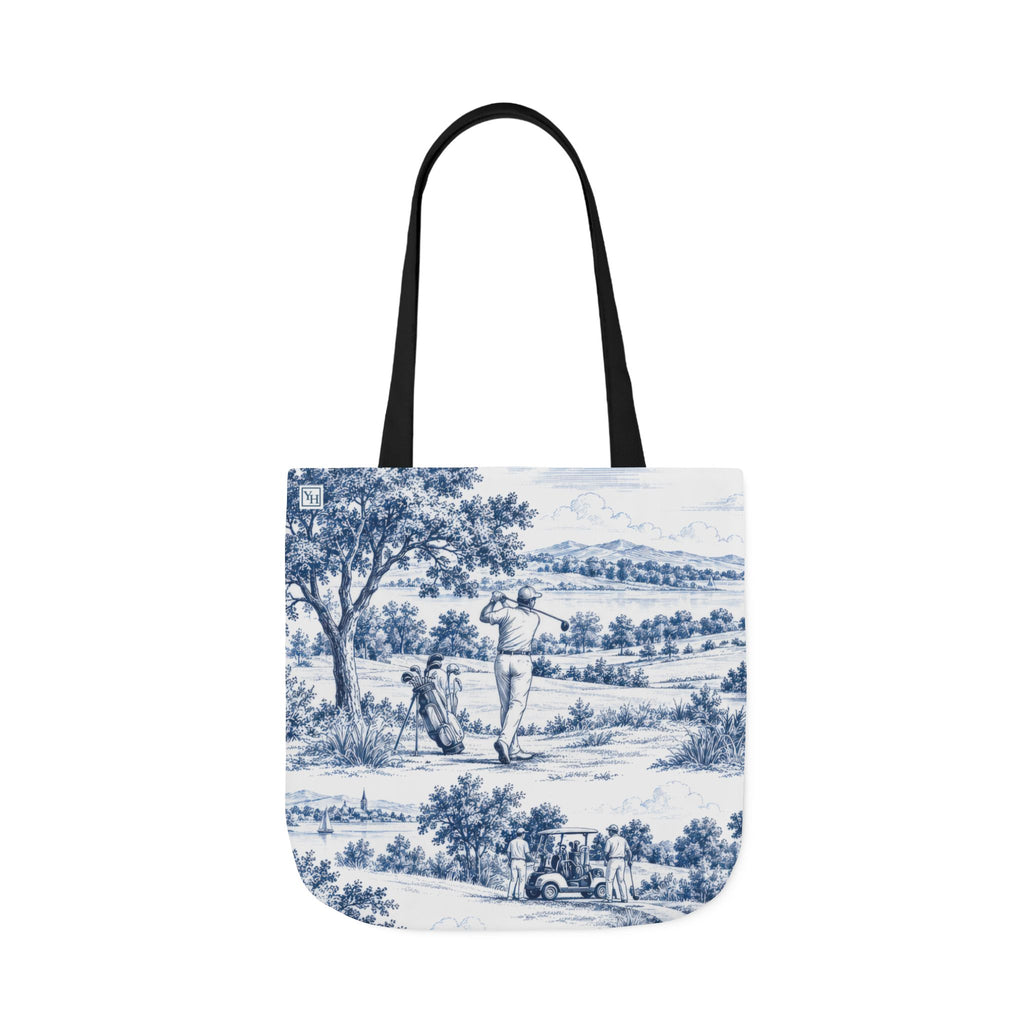 Golf Toile - Canvas Tote Bag