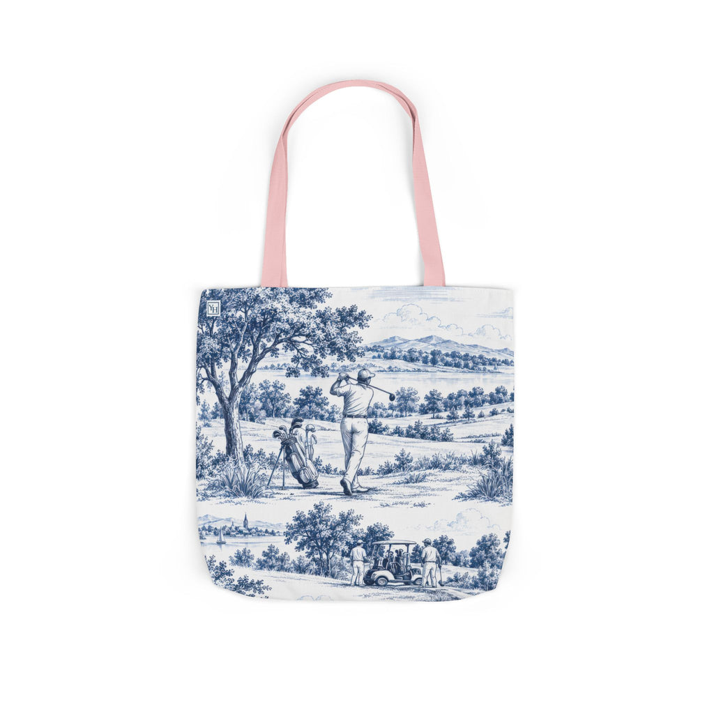 Golf Toile - Canvas Tote Bag
