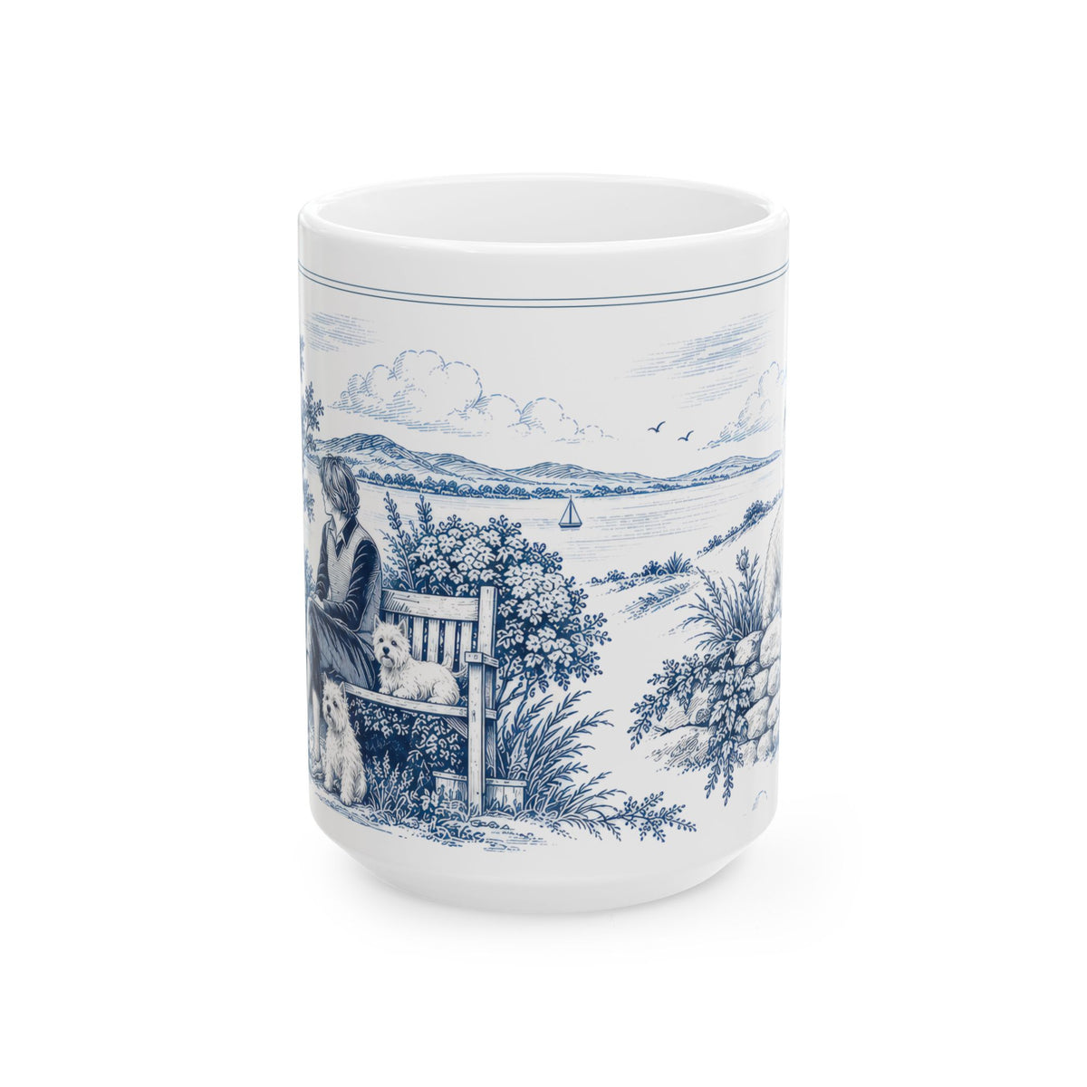 West Highland Terrier Toile - Ceramic Mug