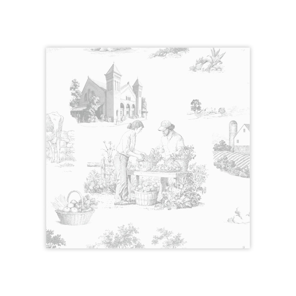 Lancaster Toile - Post-it® Note Pad